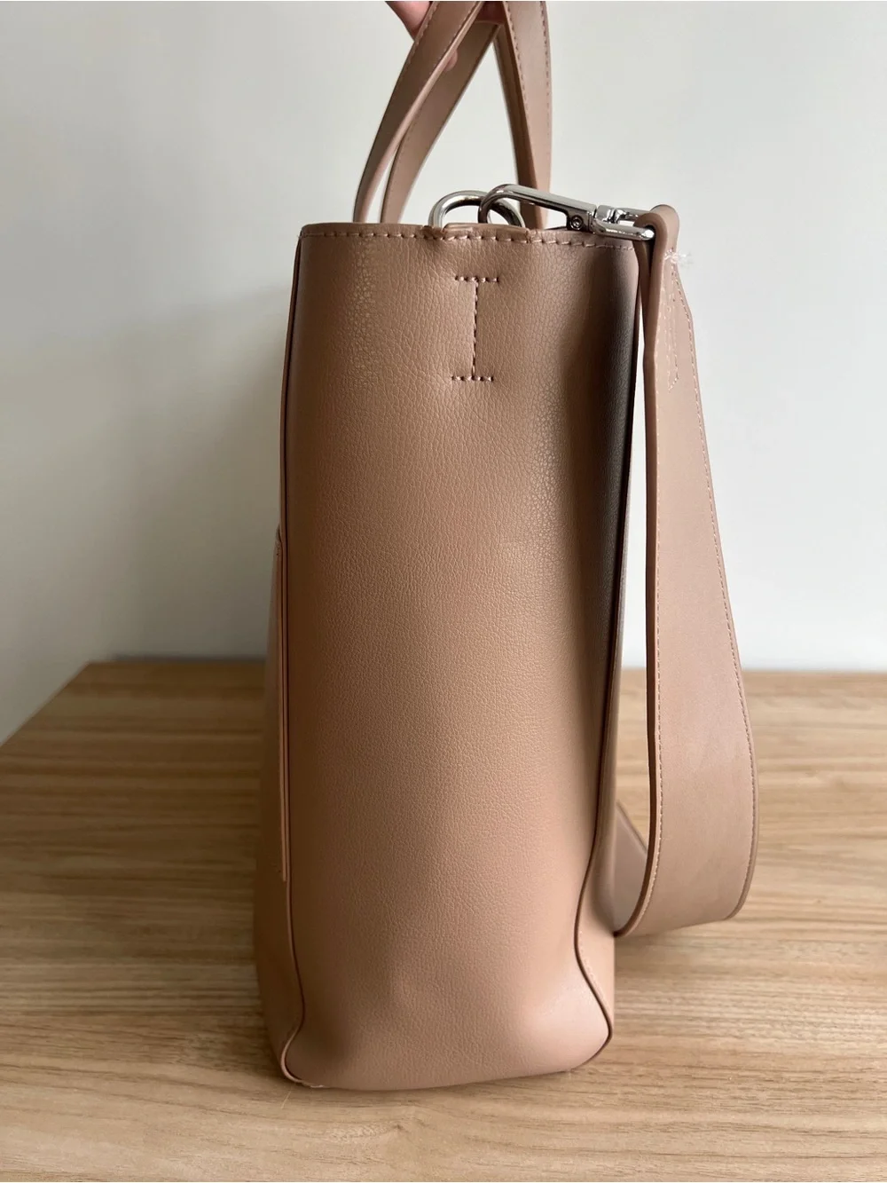 CALPAK Haven 16" Laptop Work Travel Tote Bag in Taupe - Picture 6 of 16